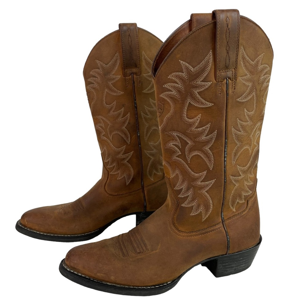 Ariat Heritage R Western Boot - Distressed Brown - Men’s Size 7D - Picture 4 of 14